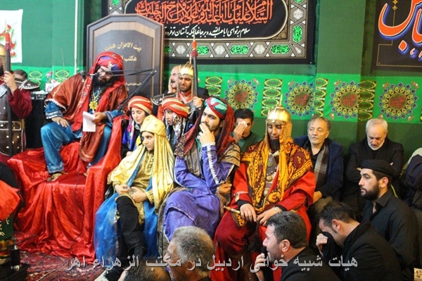 مکتب ا هراء شهرستان اهری ... شبیه خوانی اردبیل در شهرستان اهر